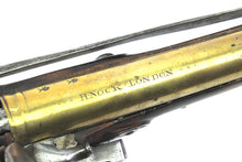 Load image into Gallery viewer, Nock General Post Office Packet Boat Flintlock Pistol, very rare. SN 9119