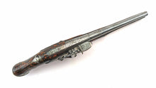 Load image into Gallery viewer, Silver Mounted Flintlock Holster Pistols with Original Holsters by Dyer. Ref 9283
