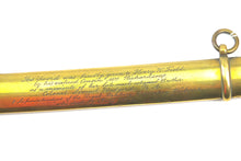 Load image into Gallery viewer, Presentation 1822 Infantry Officers Sword. SN X3191