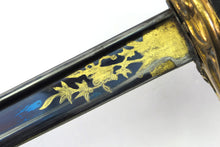 Load image into Gallery viewer, Blue & Gilt 1822 Pattern Infantry Sword , very good & rare. SN 9081