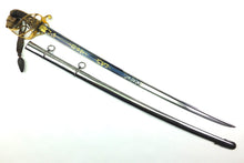 Load image into Gallery viewer, Blue & Gilt 1822 Pattern Infantry Sword , very good & rare. SN 9081