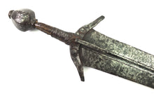 Load image into Gallery viewer, North Italian Short Sword of Cinquedea Form, rare. Ref X3297
