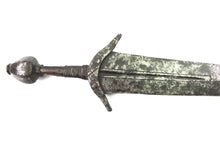 Load image into Gallery viewer, North Italian Short Sword of Cinquedea Form, rare. Ref X3297