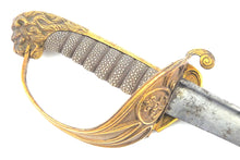 Load image into Gallery viewer, Naval Officers Sword 1827 Pattern. SN 9112