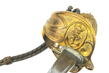 Load image into Gallery viewer, 1827 Pattern Naval Sword with Claymore Blade, rare. SN X3112
