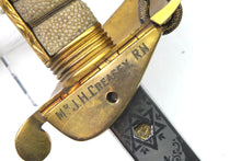 Load image into Gallery viewer, Royal Naval Presentation Sword 1827 Pattern. SN 9079