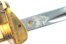 Load image into Gallery viewer, Royal Naval Presentation Sword 1827 Pattern. SN 9079