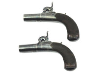 Load image into Gallery viewer, Percussion Boxlock Pocket Pistols by Purdey of London, fine, rare, cased pair. SN 9097