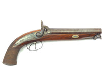 Load image into Gallery viewer, Double Barrel Howdah Percussion Pistol by Cogswell, Very Fine. SN 9138