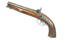 Load image into Gallery viewer, Double Barrel Howdah Percussion Pistol by Cogswell, Very Fine. SN 9138
