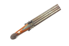 Load image into Gallery viewer, Double Barrel Howdah Percussion Pistol by Cogswell, Very Fine. SN 9138