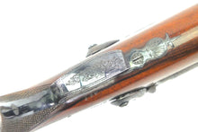 Load image into Gallery viewer, Double Barrel Howdah Percussion Pistol by Cogswell, Very Fine. SN 9138