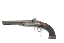 Load image into Gallery viewer, Double Barrelled Percussion Carriage Pistols by T. Mortimer & Son, fine cased pair. SN 9061