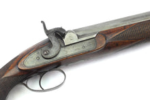 Load image into Gallery viewer, Percussion Live Pigeon Gun by W. J. Hall Sunderland, 6 bore. SN 9063