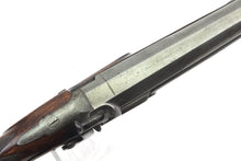 Load image into Gallery viewer, Percussion Live Pigeon Gun by W. J. Hall Sunderland, 6 bore. SN 9063