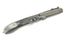 Load image into Gallery viewer, Percussion Box Lock Turn Over Pistol by W & J Rigby, Irish, 32 Bore, unusual. SN 9056