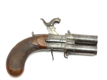 Load image into Gallery viewer, Over & Under Turnover Percussion Pocket Pistol by Hewson. Ref X3304