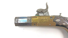 Load image into Gallery viewer, Percussion Silver Wire Inlaid Pocket Pistols by Ross of Edinburgh. Ref 9333