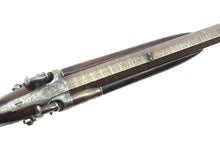 Load image into Gallery viewer, Percussion Rifle for Superimposed Loads with Extra 12 Bore Barrels by W & J Kavanagh Dublin, 32 Bore, Cased, Possibly Unique. SN X3023