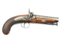 Load image into Gallery viewer, Percussion Travelling Pistol by Thomas Manton, Fine. SN 9161