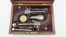 Load image into Gallery viewer, Fine Percussion Travelling Pistols by Thompson of Edninburgh. Ref 9262