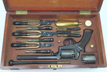 Load image into Gallery viewer, 38 Bore, 54 Bore & 120 Bore Adams Patent 1851 Model Self-Cocking Five Shot Revolvers. SN X2021