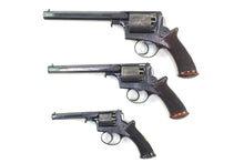 Load image into Gallery viewer, 38 Bore, 54 Bore & 120 Bore Adams Patent 1851 Model Self-Cocking Five Shot Revolvers. SN X2021