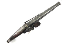 Load image into Gallery viewer, Scottish Steel & Silver Scroll Butt Flintlock Pistol by Alex Campbell of Doune