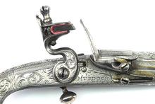 Load image into Gallery viewer, Scottish Scroll Butt Belt Flintlock Pistol by Thomas Murdoch, Fine. (Ref X3278)