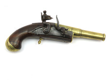 Load image into Gallery viewer, Scottish Flintlock Toby Pistol by Moncur, Very Rare. Ref X3287