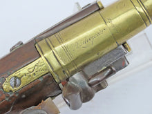 Load image into Gallery viewer, Scottish Flintlock Toby Pistol by Moncur, Very Rare. Ref X3287