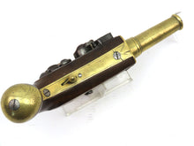 Load image into Gallery viewer, Scottish Flintlock Toby Pistol by Moncur, Very Rare. Ref X3287