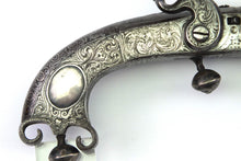 Load image into Gallery viewer, Scottish Steel & Silver Scroll Butt Belt Flintlock Pistol by Thomas Murdoch of Doune. SN X3279