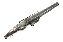 Load image into Gallery viewer, Scottish Steel & Silver Scroll Butt Belt Flintlock Pistol by Thomas Murdoch of Doune. SN X3279