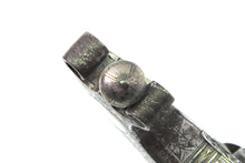Load image into Gallery viewer, Scottish Steel & Silver Scroll Butt Belt Flintlock Pistol by Thomas Murdoch of Doune. SN X3279