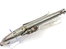Load image into Gallery viewer, Scottish Steel & Silver Scroll Butt Belt Flintlock Pistol by John Murdoch of Doune. Ref X3273