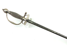 Load image into Gallery viewer, Silver Hilted Officers Small Sword, Fine. SN 9141