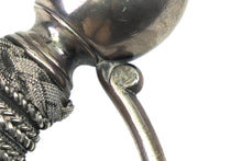 Load image into Gallery viewer, Silver Hilted Officers Small Sword, Fine. SN 9141