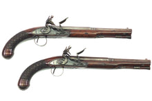Load image into Gallery viewer, Transitional Flintlock Duelling Pistols by Jover, rare cased pair. SN 9108