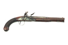 Load image into Gallery viewer, Transitional Flintlock Duelling Pistols by Jover, rare cased pair. SN 9108