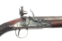 Load image into Gallery viewer, Transitional Flintlock Duelling Pistols by Jover, rare cased pair. SN 9108