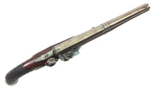 Load image into Gallery viewer, Transitional Flintlock Duelling Pistols by Jover, rare cased pair. SN 9108