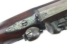Load image into Gallery viewer, Transitional Flintlock Duelling Pistols by Jover, rare cased pair. SN 9108