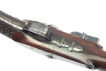 Load image into Gallery viewer, Transitional Flintlock Duelling Pistols by Jover, rare cased pair. SN 9108