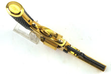 Load image into Gallery viewer, Gold Plated Webley Wedge Frame Double Action Pocket Revolver. Very Fine. SN X3227