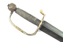 Load image into Gallery viewer, Williamite Walloon Hilted Officer’s Sword, very fine. SN 9114
