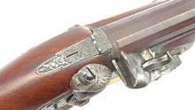 Load image into Gallery viewer, Silver Mounted Flintlock Duelling Pistols Wogdon. Ref X3314