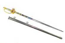 Load image into Gallery viewer, 1796 Blue & Gilt Infantry Officers Sword. SN 8599
