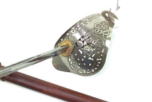 Load image into Gallery viewer, 1897 Pattern Sword for the Northumberland Fusiliers, field service scabbard. SN 8816