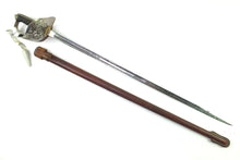 Load image into Gallery viewer, 1897 Pattern Sword for the Northumberland Fusiliers, field service scabbard. SN 8816